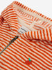 bobo choses terry stripes baby zipped hoodie orange
