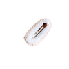 rose hair clip beige