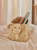 rice small raffia elephant seagrass storage basket natural