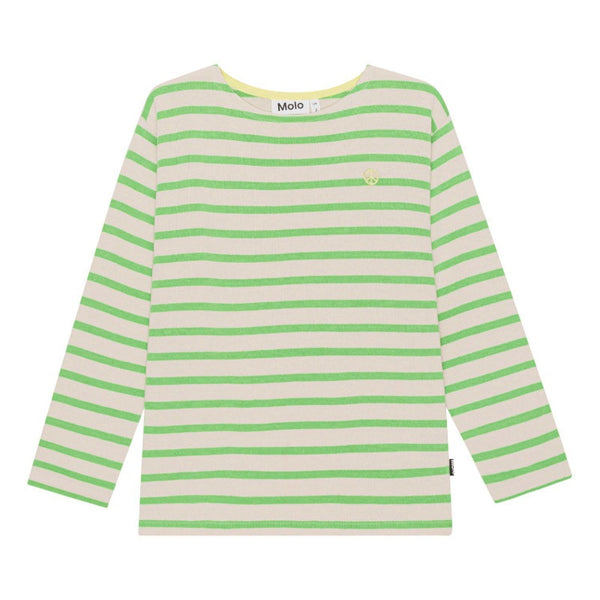 molo rilder t-shirt grass stripe