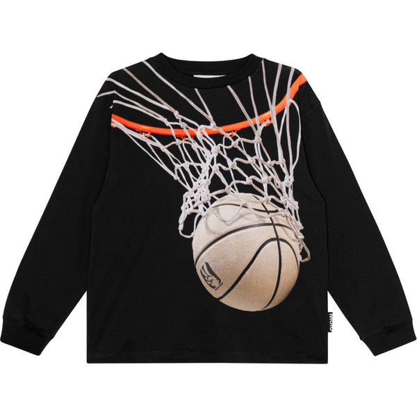 molo rube t-shirt basket net dark