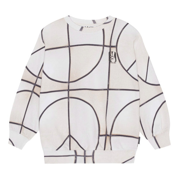 molo monti sweatshirt basket neutral
