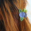 blueberry hair claw clip