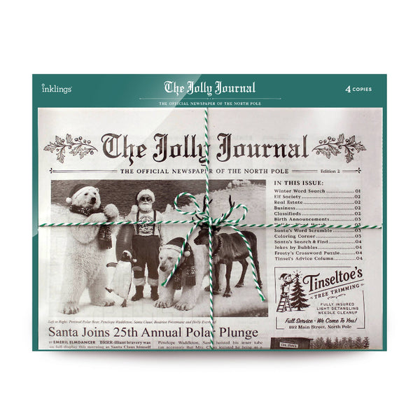 christmas newspaper / gift wrap