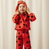 mini rodini hearts aop hoodie red