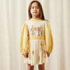 mini rodini trophies sp balloon sleeve top off-white