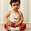 mini rodini car sp pointelle baby tank onesie off-white