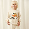 mini rodini racing rabbits sp sweatshirt off-white