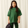 mini rodini wroom emb color block leggings green