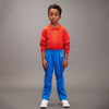 mini rodini knitted tie sweater red