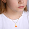 titlee x miffy rabbit necklace orange