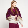 bobo choses woman color block boxy cardigan