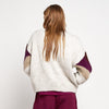 bobo choses woman color block boxy cardigan