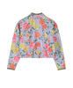 maison mangostan roses fleece jacket lilac
