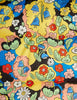 mini rodini flowers aop puffer coat multi