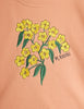 mini rodini alpine flowers emb fleece top pink