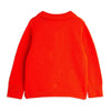 mini rodini knitted tie sweater red
