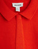 mini rodini knitted tie sweater red