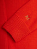 mini rodini knitted tie sweater red