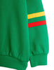 mini rodini x e.t. emb half zip sweatshirt green
