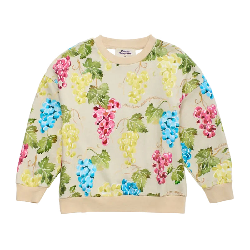 maison mangostan uvas sweatshirt nude