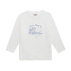 maison mangostan leisurely long sleeve t-shirt off-white