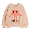 mini rodini heart chenille sweatshirt pink