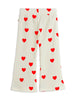mini rodini hearts aop velour trousers white
