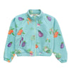 maison mangostan vegetables fleece jacket light green