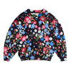 maison mangostan florecitas velour sweatshirt black