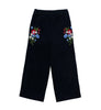 maison mangostan florecitas micro corduroy trousers black