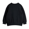 mini rodini alien stripe sweatshirt black