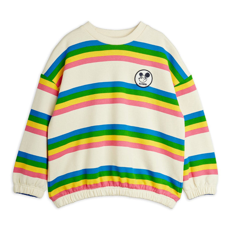 mini rodini ritzratz stripe sweatshirt multi