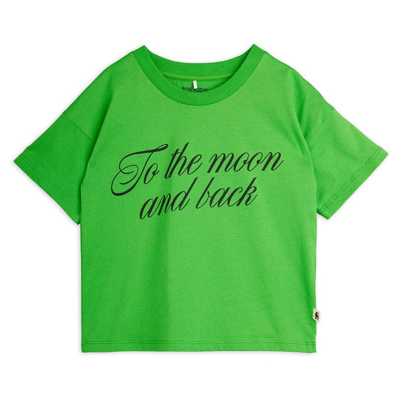 mini rodini to the moon t-shirt green