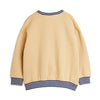 mini rodini football chenille sweatshirt beige