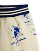 mini rodini society aop woven shorts white