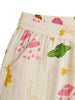 mini rodini space aop muslin shorts off white
