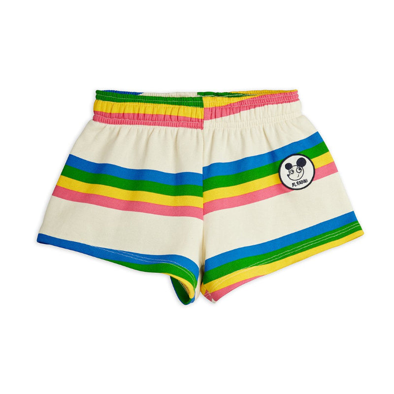 mini rodini ritzratz stripe sweatshorts multi