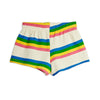 mini rodini ritzratz stripe sweatshorts multi