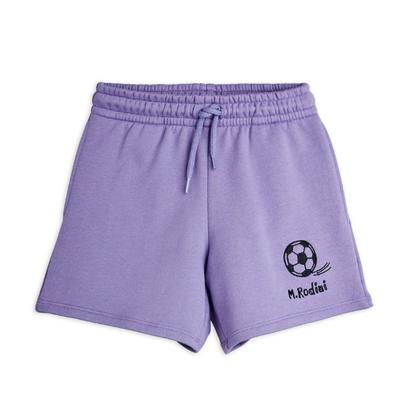 mini rodini football emb sweatshorts purple