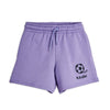 mini rodini football emb sweatshorts purple
