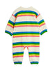 mini rodini ritzratz stripe baby onepiece multi