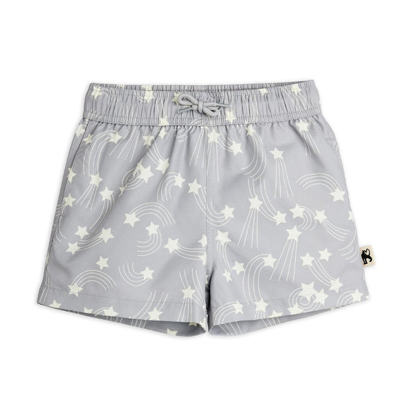 mini rodini starfall aop swim shorts grey