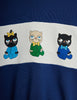 mini rodini mini babies panel sweatshirt blue