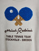 mini rodini table tennis chenille sweatshirt grey