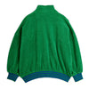 mini rodini table tennis patch terry cardigan green