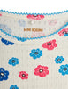 mini rodini flowers aop picot edge pointelle dress multi