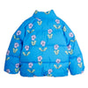 mini rodini violas aop city puffer coat blue