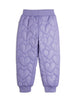 mini rodini heart quilted outerwear trousers purple