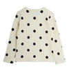mini rodini dots aop dog long sleeve tee off-white